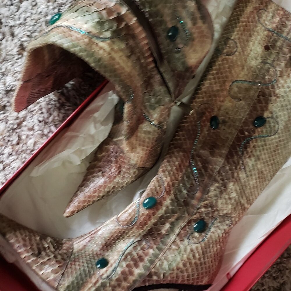 Sacco Python high heels boots - Picture 3 of 8